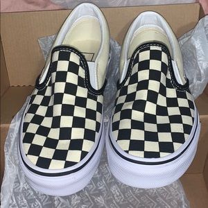 Checkered Slip-on Vans